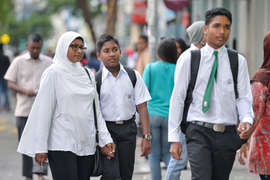 ޖެނުއަރީ 12، 2020: ވިހިވިހީގެ ތައުލީމީ އާ އަހަރުގެ ކިޔެވުން 73،000އަށް ވުރެ ގިނަ ދަރިވަރުންނާއެކު ފެށުން -- ސަން ފޮޓޯ/ ފަޔާޒު މޫސާ