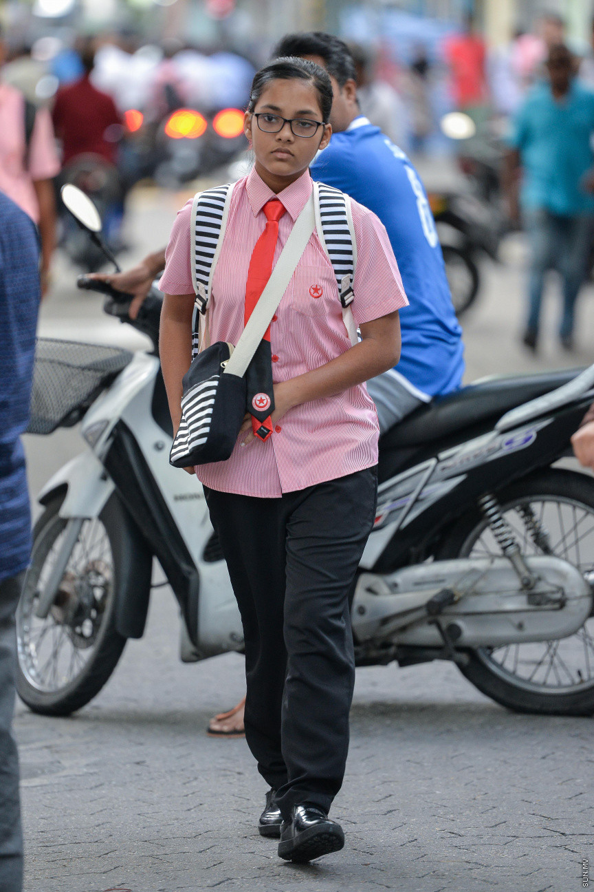 ޖެނުއަރީ 12، 2020: ވިހިވިހީގެ ތައުލީމީ އާ އަހަރުގެ ކިޔެވުން 73،000އަށް ވުރެ ގިނަ ދަރިވަރުންނާއެކު ފެށުން -- ސަން ފޮޓޯ/ ފަޔާޒު މޫސާ
