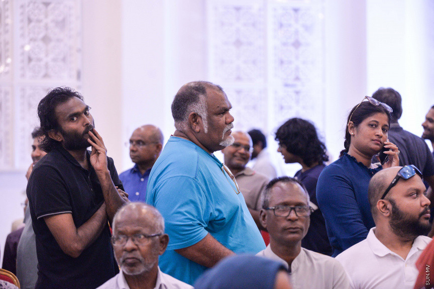 ޖެނުއަރީ 31، 2020: ވެރިކަން ކުރާ މައި ޕާޓީ، އެމްޑީޕީގެ ލޯކަލް ކައުންސިލް އިންތިހާބުގެ ޕްރައިމަރީގެ ވޯޓުލުމުގެ ތެރެއިން: މި ޕްރައިމަރީގައި ވޯޓު ދިނުމުގެ ހައްގު 90،000 އަށް ވުރެ ގިނަ މީހުންނަށް ވަނީ ލިބިފަ -- ސަން ފޮޓޯ/ ފަޔާޒު މޫސާ