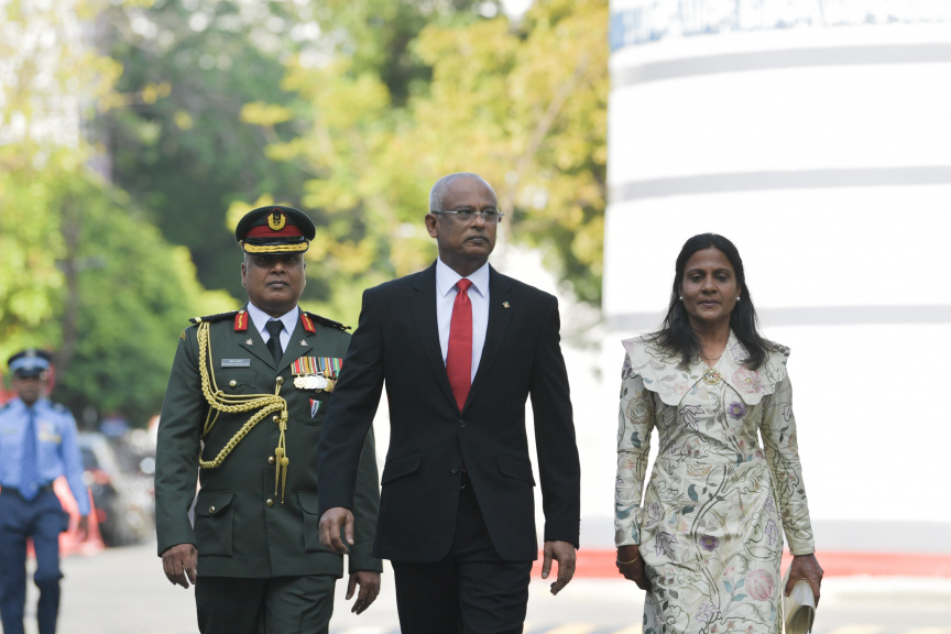 ފެބްރުއަރީ 3، 2020: މިއަހަރަށް ރައްޔިތުންގެ މަޖިލިސް ހުޅުވުމާއި ރައީސުލްޖުމްހޫރިއްޔާ ރިޔާސީ ބަޔާން އިއްވުން ---- ފޮޓޯ/ ރައީސް އޮފީސް