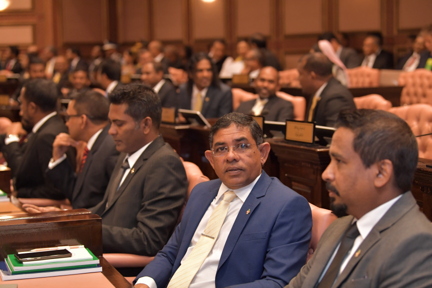 ފެބްރުއަރީ 3، 2020: މިއަހަރަށް ރައްޔިތުންގެ މަޖިލިސް ހުޅުވުމާއި ރައީސުލްޖުމްހޫރިއްޔާ ރިޔާސީ ބަޔާން އިއްވުން ----ފެބްރުއަރީ 3، 2020: މިއަހަރަށް ރައްޔިތުންގެ މަޖިލިސް ހުޅުވުމާއި ރައީސުލްޖުމްހޫރިއްޔާ ރިޔާސީ ބަޔާން އިއްވުން ---- ފޮޓޯ/ ރައީސް އޮފީސްފޮޓޯ/ މަޖިލިސް