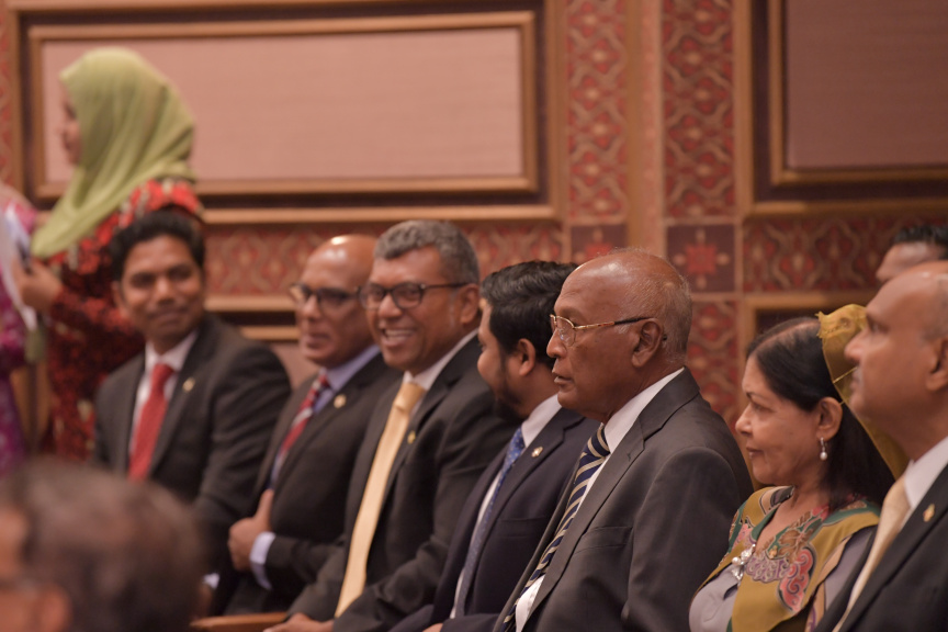 ފެބްރުއަރީ 3، 2020: މިއަހަރަށް ރައްޔިތުންގެ މަޖިލިސް ހުޅުވުމާއި ރައީސުލްޖުމްހޫރިއްޔާ ރިޔާސީ ބަޔާން އިއްވުން ---- ފޮޓޯ/ ރައީސް އޮފީސް