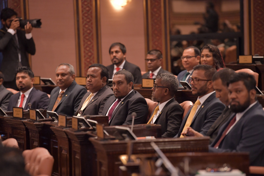 ފެބްރުއަރީ 3، 2020: މިއަހަރަށް ރައްޔިތުންގެ މަޖިލިސް ހުޅުވުމާއި ރައީސުލްޖުމްހޫރިއްޔާ ރިޔާސީ ބަޔާން އިއްވުން ---- ފޮޓޯ/ ރައީސް އޮފީސް