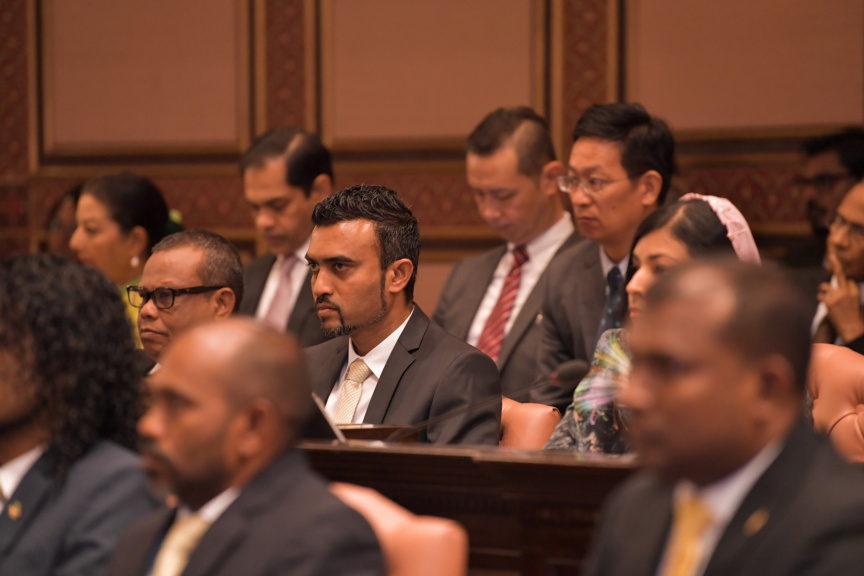 ފެބްރުއަރީ 3، 2020: މިއަހަރަށް ރައްޔިތުންގެ މަޖިލިސް ހުޅުވުމާއި ރައީސުލްޖުމްހޫރިއްޔާ ރިޔާސީ ބަޔާން އިއްވުން ---- ފޮޓޯ/ ރައީސް އޮފީސް