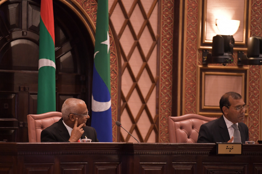 ފެބްރުއަރީ 3، 2020: މިއަހަރަށް ރައްޔިތުންގެ މަޖިލިސް ހުޅުވުމާއި ރައީސުލްޖުމްހޫރިއްޔާ ރިޔާސީ ބަޔާން އިއްވުން ---- ފޮޓޯ/ ރައީސް އޮފީސް
