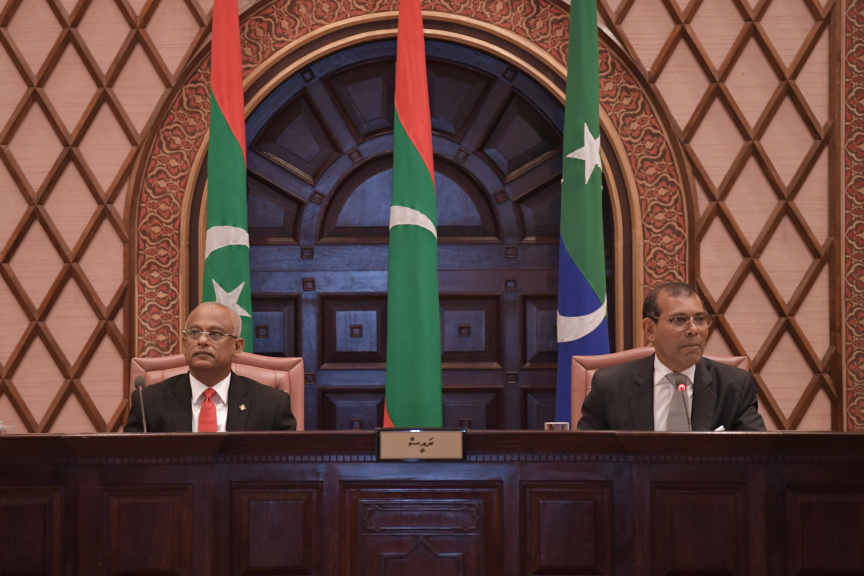 ފެބްރުއަރީ 3، 2020: މިއަހަރަށް ރައްޔިތުންގެ މަޖިލިސް ހުޅުވުމާއި ރައީސުލްޖުމްހޫރިއްޔާ ރިޔާސީ ބަޔާން އިއްވުން ---- ފޮޓޯ/ ރައީސް އޮފީސް
