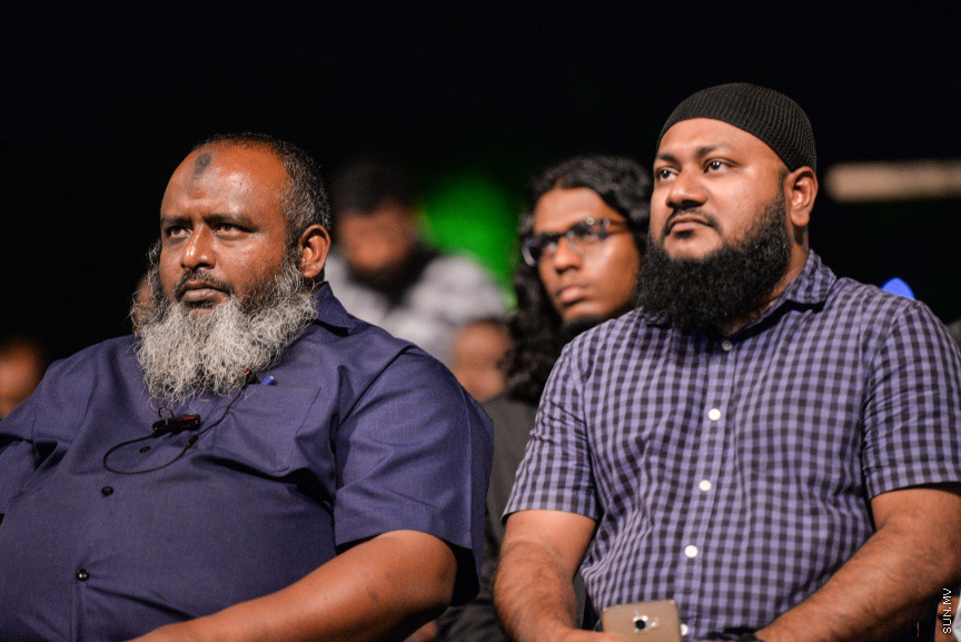 ފެބްރުއަރީ 14، 2020: އަދާލަތު ޕާޓީގެ ފަރާތުން ބާއްވަމުން އަންނަ ސިލްސިލާ ދަރުސްތަކުގެ ތެރެއިން "އިސްރާއާއި މުޢުރާޖު" ނަމުގައި ޝޭހް އިލްޔާސް ކާނިވަލުގައި ދެއްވި ދަރުސްގެ ތެރެއިން -- ސަން ފޮޓޯ/ ފަޔާޒު މޫސާ