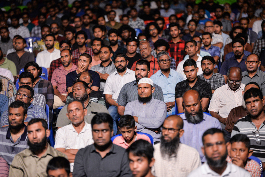 ފެބްރުއަރީ 14، 2020: އަދާލަތު ޕާޓީގެ ފަރާތުން ބާއްވަމުން އަންނަ ސިލްސިލާ ދަރުސްތަކުގެ ތެރެއިން "އިސްރާއާއި މުޢުރާޖު" ނަމުގައި ޝޭހް އިލްޔާސް ކާނިވަލުގައި ދެއްވި ދަރުސްގެ ތެރެއިން -- ސަން ފޮޓޯ/ ފަޔާޒު މޫސާ