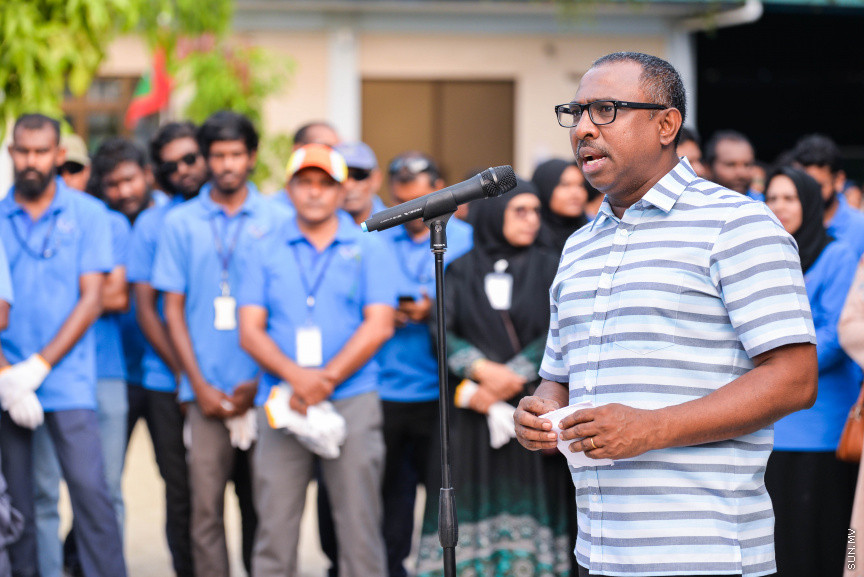 ފެބްރުއަރީ 15، 2020: "ސްޓެލްކޯ ރަށްފެހި" ޕްރޮގްރާމްގެ ދަށުން ތިލަފުށީގައި 3000 ގަސް އިންދުމަށް ބޭއްވި ހަފްލާގެ ތެރެއިން --- ސަން ފޮޓޯ/ ފަޔާޒު މޫސާ