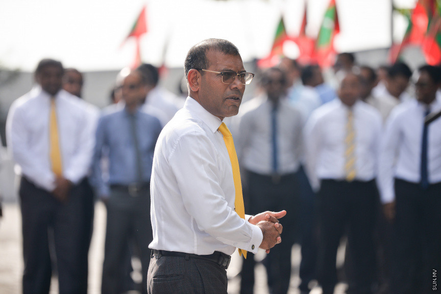 ފެބްރުއަރީ 17، 2020: މާލޭ ސިޓީ ސްޓްރީޓްސްކޭޕިން މަޝްރޫއު އިފްތިތާހު ކުރުމަށް ވެސްޓް ޕާކް ސަރަހައްދުގައި ބޭއްވި ރަސްމިއްޔާތުގެ ތެރެއިން -- ސަން ފޮޓޯ/ ފަޔާޒު މޫސާ