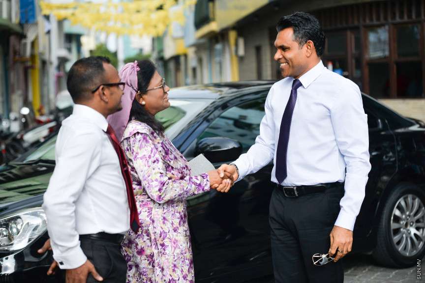 ފެބްރުއަރީ 17، 2020: މާލޭ ސިޓީ ސްޓްރީޓްސްކޭޕިން މަޝްރޫއު އިފްތިތާހު ކުރުމަށް ވެސްޓް ޕާކް ސަރަހައްދުގައި ބޭއްވި ރަސްމިއްޔާތުގެ ތެރެއިން -- ސަން ފޮޓޯ/ ފަޔާޒު މޫސާ