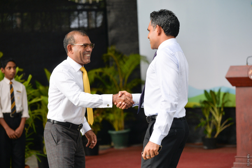 ފެބްރުއަރީ 17، 2020: މާލޭ ސިޓީ ސްޓްރީޓްސްކޭޕިން މަޝްރޫއު އިފްތިތާހު ކުރުމަށް ވެސްޓް ޕާކް ސަރަހައްދުގައި ބޭއްވި ރަސްމިއްޔާތުގެ ތެރެއިން -- ސަން ފޮޓޯ/ ފަޔާޒު މޫސާ