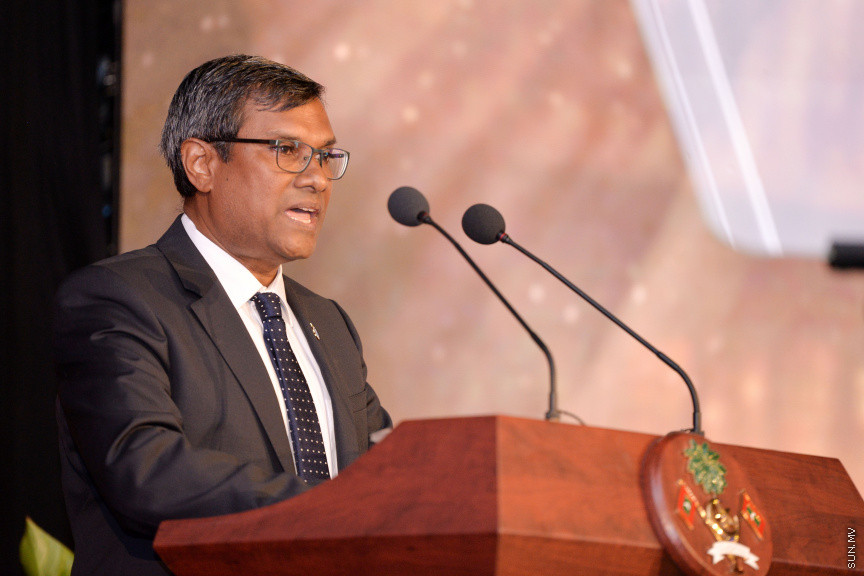 ފެބްރުއަރީ 18، 2020: ޝަރުއީ ދާއިރާގެ ގަޟާއީ އާ އަހަރު ފެށުމުގެ ގޮތުން ދަރުބާރުގޭގައި ބޭއްވި ރަސްމިއްޔާތުގެ ތެރެއިން: މި ރަސްމިއްޔާތުގައި ރައީސް އިބްރާޙިމް މުހައްމަދު ސޯލިހް އާއި މަޖިލިސް ރައީސް މުހައްމަދު ނަޝީދު ބައިވެރިވެ ވަޑައިގެންނެވި -- ސަން ފޮޓޯ/ ފަޔާޒު މޫސާ