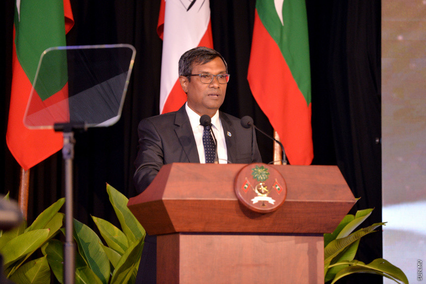 ފެބްރުއަރީ 18، 2020: ޝަރުއީ ދާއިރާގެ ގަޟާއީ އާ އަހަރު ފެށުމުގެ ގޮތުން ދަރުބާރުގޭގައި ބޭއްވި ރަސްމިއްޔާތުގެ ތެރެއިން: މި ރަސްމިއްޔާތުގައި ރައީސް އިބްރާޙިމް މުހައްމަދު ސޯލިހް އާއި މަޖިލިސް ރައީސް މުހައްމަދު ނަޝީދު ބައިވެރިވެ ވަޑައިގެންނެވި -- ސަން ފޮޓޯ/ ފަޔާޒު މޫސާ