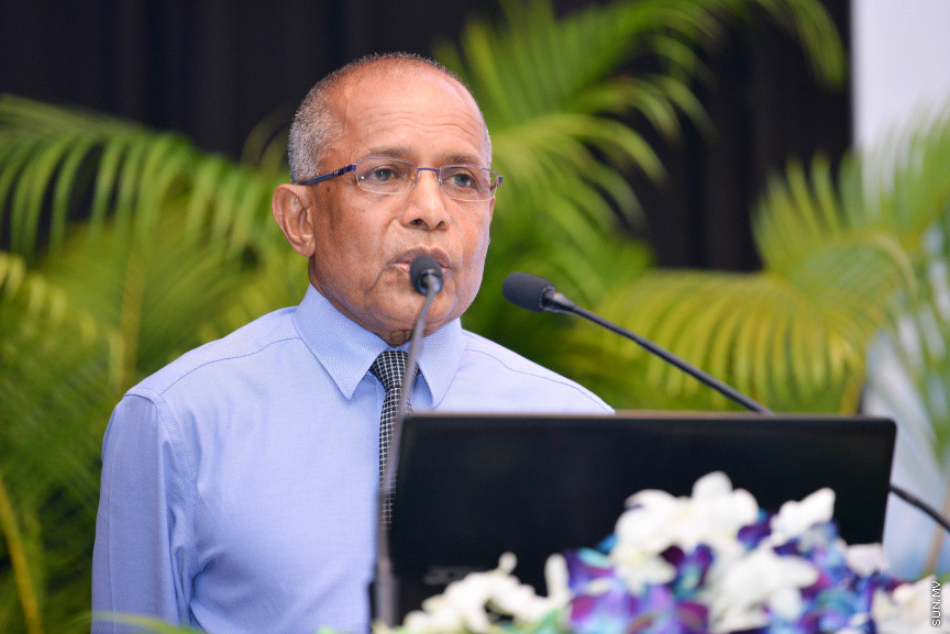ފެބްރުއަރީ 23، 2020: ކުރުނބާ މޯލްޑިވްސްގައި ބޭއްވި މޯލްޑިވްސް އެސޯސިއޭޝަން އޮފް ޓޫރިޒަމް އިންޑަސްޓްރީ(މަޓީ)ގެ 30ވަނަ އަހަރީ އާންމު ޖަލްސާގެ ތެރެއިން -- ސަން ފޮޓޯ/ ފަޔާޒު މޫސާ