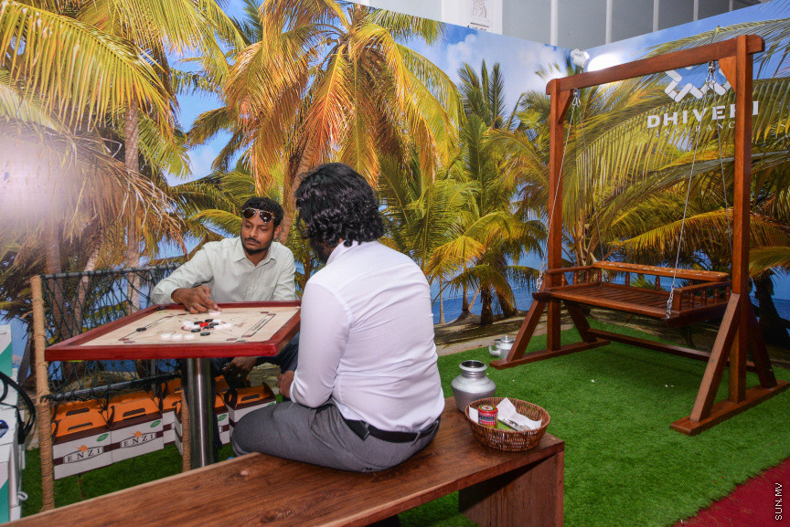 ފެބްރުއަރީ 23، 2020: ރާއްޖޭގެ ވިޔަފާރީގެ ހުރިހާ ދާއިރާތަކެއްގައި ހަރަކާތްތެރިވާ ފަރާތްތަކަށް އަމާޒުކޮށްގެން ބާއްވާ ކޯޕަރޭޓް މޯލްޑިވްސް ބިޒްނަސް އެކްސްޕޯ 2020ގެ ތެރެއިން -- ސަން ފޮޓޯ/ ފަޔާޒު މޫސާ