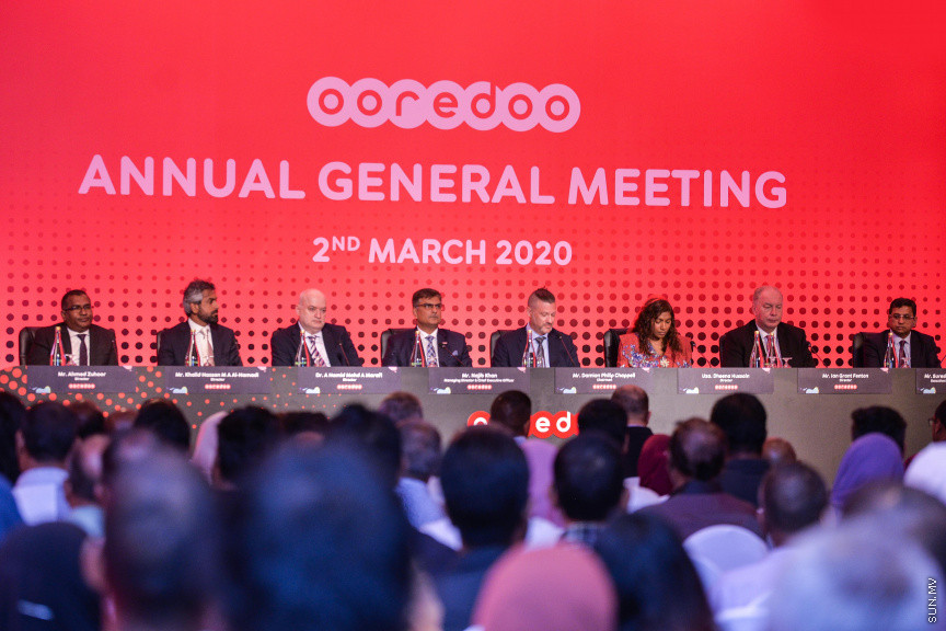 މާޗް 3، 2020: އުރީދޫ މޯލްޑިވްސްގެ އަހަރީ އާންމު ޖަލްސާ ކުރުނބާ މޯލްޑިވްސްގައި ބޭއްވުން -- ސަން ފޮޓޯ/ ފަޔާޒު މޫސާ