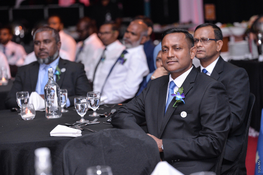 މާޗް 4، 2020: ސްޓެލްކޯއިން ކަރަންޓުގެ ހިދުމަތަށް ދޭން ފެށިތާ 70 އަހަރު ފުރުން ފާހަގަ ކުރުމަށް ދަރުބާރުގޭގައި ބޭއްވި ޖަލްސާގެ ތެރެއިން -- ސަން ފޮޓޯ/ ފަޔާޒު މޫސާ