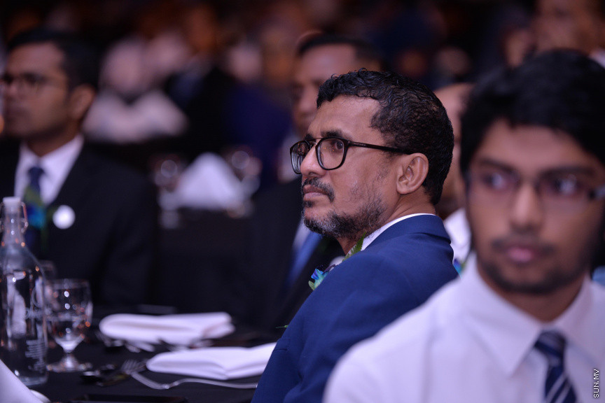މާޗް 4، 2020: ސްޓެލްކޯއިން ކަރަންޓުގެ ހިދުމަތަށް ދޭން ފެށިތާ 70 އަހަރު ފުރުން ފާހަގަ ކުރުމަށް ދަރުބާރުގޭގައި ބޭއްވި ޖަލްސާގެ ތެރެއިން -- ސަން ފޮޓޯ/ ފަޔާޒު މޫސާ