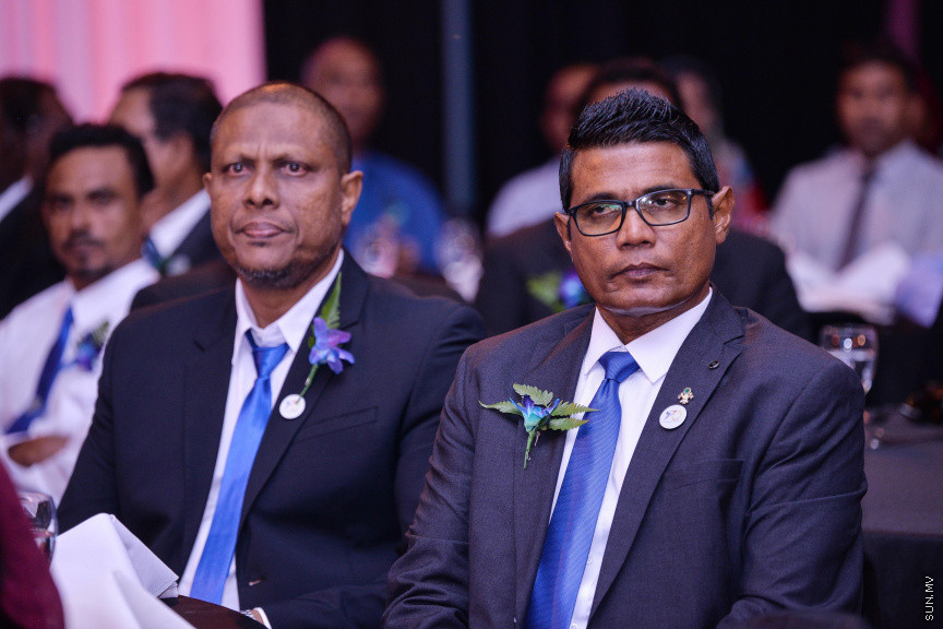މާޗް 4، 2020: ސްޓެލްކޯއިން ކަރަންޓުގެ ހިދުމަތަށް ދޭން ފެށިތާ 70 އަހަރު ފުރުން ފާހަގަ ކުރުމަށް ދަރުބާރުގޭގައި ބޭއްވި ޖަލްސާގެ ތެރެއިން -- ސަން ފޮޓޯ/ ފަޔާޒު މޫސާ