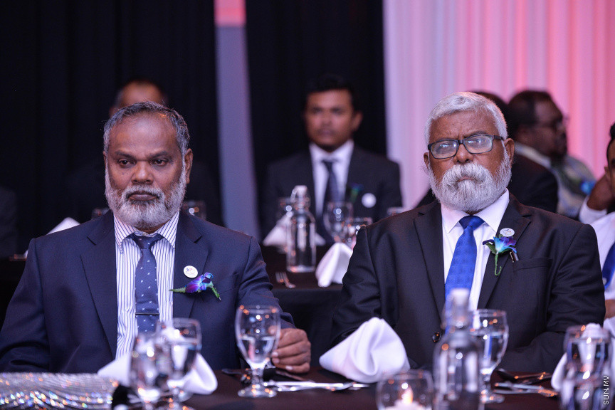 މާޗް 4، 2020: ސްޓެލްކޯއިން ކަރަންޓުގެ ހިދުމަތަށް ދޭން ފެށިތާ 70 އަހަރު ފުރުން ފާހަގަ ކުރުމަށް ދަރުބާރުގޭގައި ބޭއްވި ޖަލްސާގެ ތެރެއިން -- ސަން ފޮޓޯ/ ފަޔާޒު މޫސާ