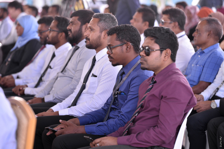 މާޗް 10، 2020: ހުޅުމާލޭ ފޭސް 2ގައި އިމާރާތްކުރާ 1،700 ހައުސިން ޔުނިޓުގެ ބިންގާ އެޅުމަށް ބޭއްވި ރަސްމިއްޔާތުގެ ތެރެއިން -- ސަން ފޮޓޯ/ ފަޔާޒު މޫސާ