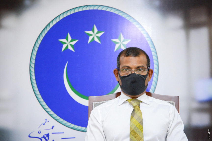 އޮކްޓޫބަރ 15، 2020: ތެލްސީމިއާ ސޮސައިޓީ އާއި ރައްޔިތުންގެ މަޖިލީހުގެ އިޖުތިމާއީ ކޮމެޓީ ގުޅިގެން ފެށި މަސައްކަތުގެ ބައްދަލުވުން ފެށުމުގެ ގޮތުން ބޭއްވި ރަސްމިއްޔާތުގެ ތެރެއިން -- ސަން ފޮޓޯ/ ފަޔާޒު މޫސާ