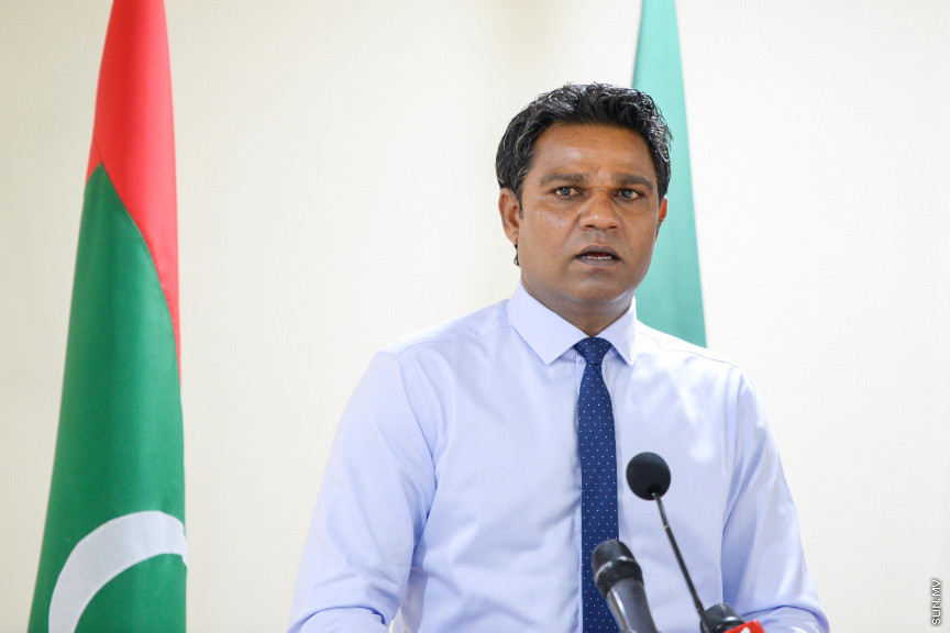 އޮކްޓޫބަރ 15، 2020: ތެލްސީމިއާ ސޮސައިޓީ އާއި ރައްޔިތުންގެ މަޖިލީހުގެ އިޖުތިމާއީ ކޮމެޓީ ގުޅިގެން ފެށި މަސައްކަތުގެ ބައްދަލުވުން ފެށުމުގެ ގޮތުން ބޭއްވި ރަސްމިއްޔާތުގެ ތެރެއިން -- ސަން ފޮޓޯ/ ފަޔާޒު މޫސާ