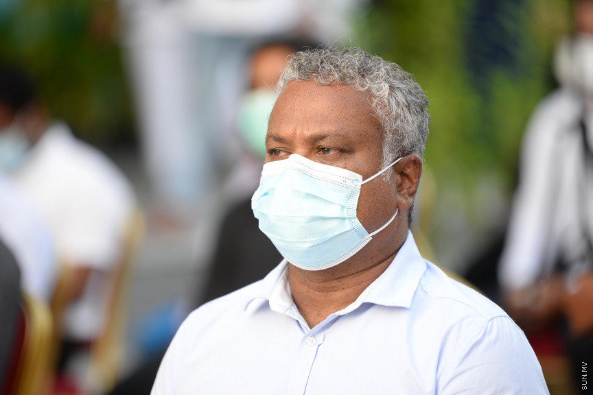ޑިސެމްބަރ 6، 2020: ނެޝެނަލް މާޝަލް އާރޓްސް ސެންޓަރ އަދި ހުޅުމާލެ ޓީޓީ ހޯލް ހުޅުވުމަށް ސްޕޯޓްސް ކޮމްޕްލެކްސްގައި ބޭއްވި ރަސްމިއްޔާތުގެ ތެރެއިން -- ސަން ފޮޓޯ/ ފަޔާޒު މޫސާ