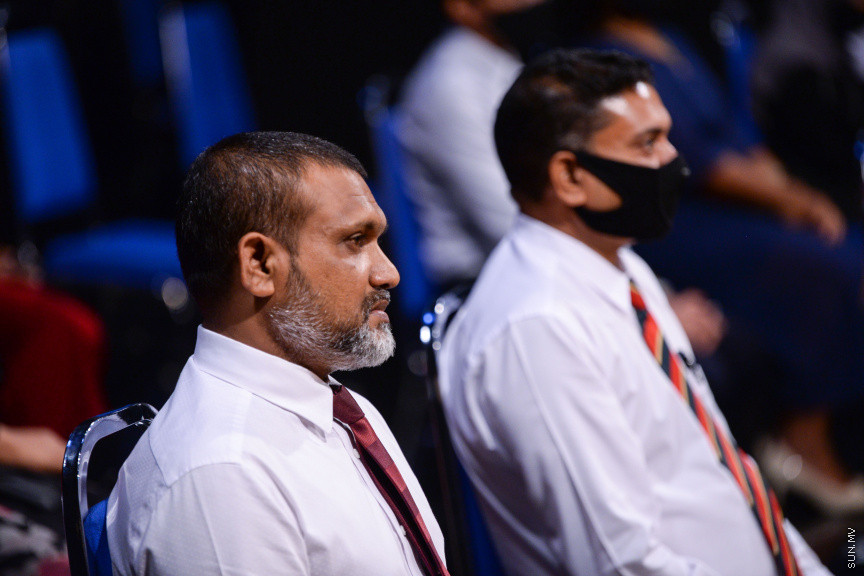ޑިސެމްބަރ 8، 2020: މޯލްޑިވްސް މީޑިއާ ކައުންސިލްގެ ނޫސްވެރިކަމުގެ އެވޯޑު 2019ގެ އިނާމު ދިނުމުގެ ރަސްމިއްޔާތުގެ ތެރެއިން -- ސަން ފޮޓޯ/ ފަޔާޒު މޫސާ