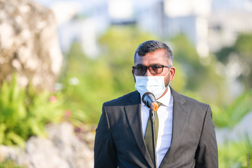 ފެބްރުއަރީ 21، 2021: ފޮރިން މިނިސްޓަރު އަބްދުﷲ ޝާހިދުގެ ދައުވަތަކަށް އިންޑިއާގެ އެކްސްޓާނަލް އެފެއާޒް މިނިސްޓަރު، ޑރ. ސުބުރަހްމަންޔަން ޖައިޝަންކަރު ރާއްޖެއަށް ކުރެއްވި ރަސްމީ ދަތުރުފުޅުގެ ތެރެއިން: މި ދަތުރުފުޅުގައި އިންޑިއާއާއި ރާއްޖެއާއި ދެމެދު މުހިންމު އެއްބަސްވުންތަކެއްގައި ވަނީ ސޮއިކުރައްވާފައި -- ސަން ފޮޓޯ/ ފަޔާޒު މޫސާ