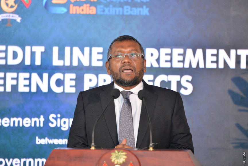 ފެބްރުއަރީ 21، 2021: ފޮރިން މިނިސްޓަރު އަބްދުﷲ ޝާހިދުގެ ދައުވަތަކަށް އިންޑިއާގެ އެކްސްޓާނަލް އެފެއާޒް މިނިސްޓަރު، ޑރ. ސުބުރަހްމަންޔަން ޖައިޝަންކަރު ރާއްޖެއަށް ކުރެއްވި ރަސްމީ ދަތުރުފުޅުގެ ތެރެއިން: މި ދަތުރުފުޅުގައި އިންޑިއާއާއި ރާއްޖެއާއި ދެމެދު މުހިންމު އެއްބަސްވުންތަކެއްގައި ވަނީ ސޮއިކުރައްވާފައި -- ސަން ފޮޓޯ/ ފަޔާޒު މޫސާ