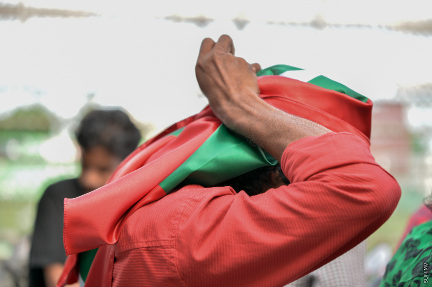 09/30/2021 - "ޒުވާނުން ގައުމީ ޓީމާއެކު" ގެ ނަމުގައި މިއަދު ހަވީރު މާލޭގައި ބޭއްވި ސައިކަލް ބުރުގެ ތެރެއިން --- ސަން ފޮޓޯ// އަހުމަދު އައިމަން އަލީ