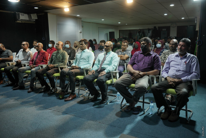 ނަސްރުގެ ދުވަސް ފާހަގަކުރުމަށް ޑީއެންއޭއިން ބޭއްވި ޖަލްސާގެ ތެރެއިން --- ސަން ފޮޓޯ/ މުހައްމަދު ހައްޔާން
