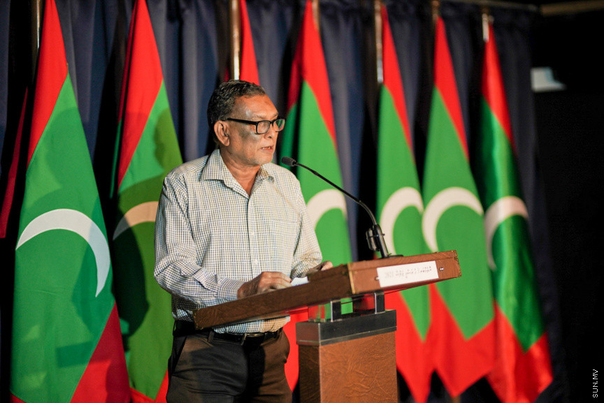 ނަސްރުގެ ދުވަސް ފާހަގަކުރުމަށް ޑީއެންއޭއިން ބޭއްވި ޖަލްސާގެ ތެރެއިން --- ސަން ފޮޓޯ/ މުހައްމަދު ހައްޔާން