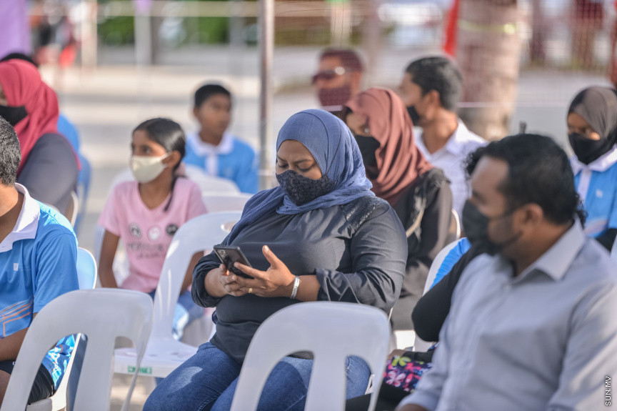 ހުޅުމާލޭ ވޮލީ ކޭމްޕް ހުޅުވުމުގެ ރަސްމިއްޔާތުގެ ތެރެއިން --- ސަން ފޮޓޯ/އަހުމަދު އައިމަން އަލީ