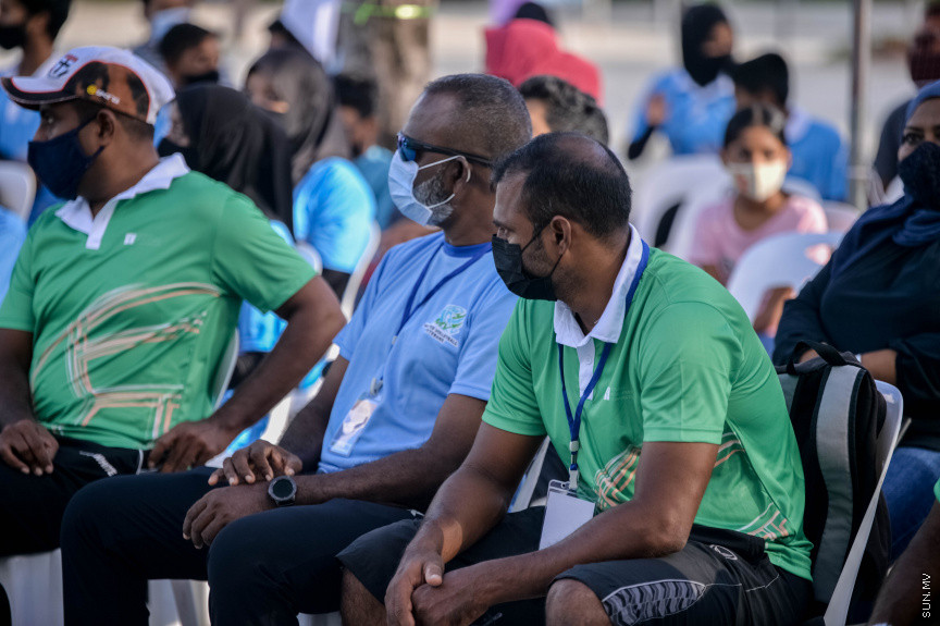 ހުޅުމާލޭ ވޮލީ ކޭމްޕް ހުޅުވުމުގެ ރަސްމިއްޔާތުގެ ތެރެއިން --- ސަން ފޮޓޯ/އަހުމަދު އައިމަން އަލީ