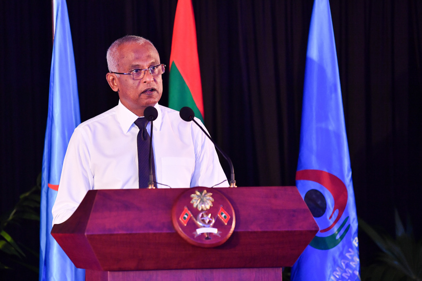 ބައިނަލްއަގުވާމީ އިންސާނީ ހައްގުތަކުގެ ދުވަހާއި އެޗްއާރުސީއެމްއަށް 18 އަހަރު ފުރުން ފާހަގަ ކުރުމަށް ބޭއްވި ރަސްމިއްޔާތުގެ ތެރެއިން -- ފޮޓޯ/ ރައީސް އޮފީސް