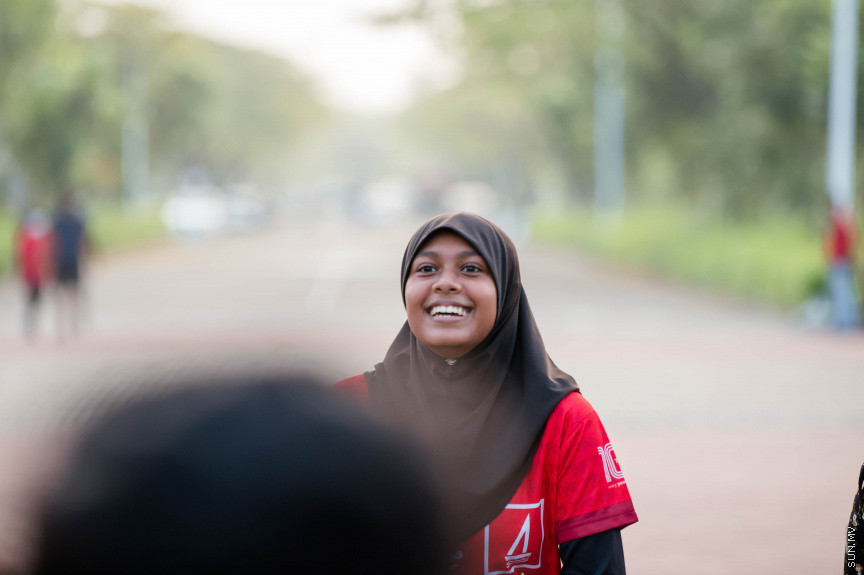 ބީއެމްއެލް ވާއު ޓީއެފްޖީ ކިޑްޒް ރަން 2020 ގެ ތެރެއިން -- ސަން ފޮޓޯ/ ނާއިލް ހުސައިން