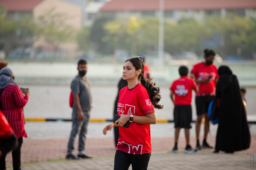 ބީއެމްއެލް ވާއު ޓީއެފްޖީ ކިޑްޒް ރަން 2020 ގެ ތެރެއިން -- ސަން ފޮޓޯ/ ނާއިލް ހުސައިން