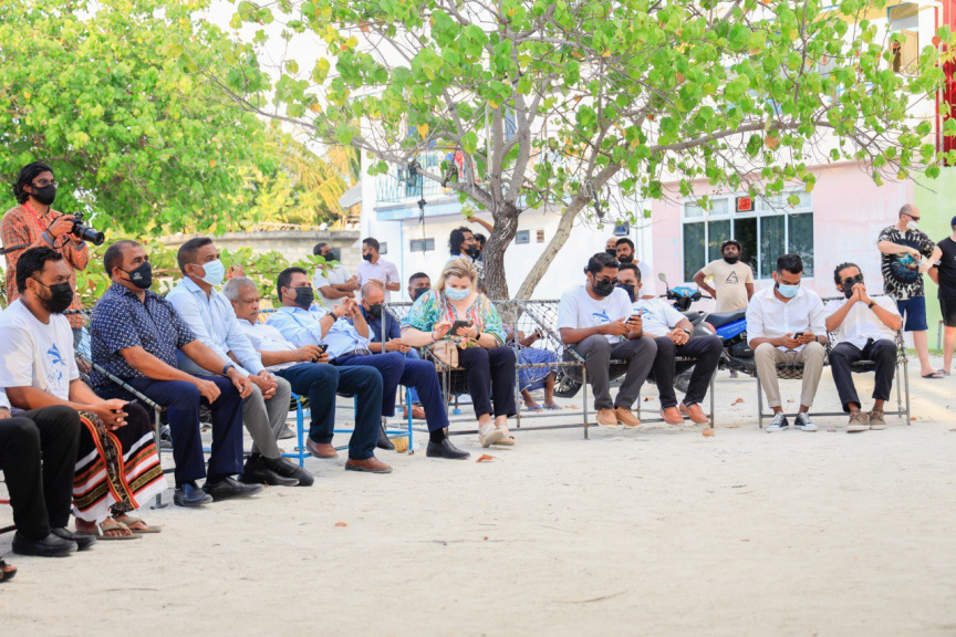 މ. ދިއްގަރުގައި ހޯމް ސްޓޭ ފަތުރުވެރިކަން ފެށުން --- ފޮޓޯ/  އަލީ ޝާފީ