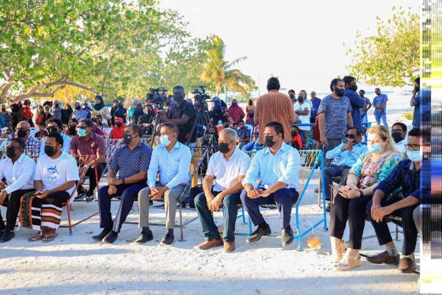 މ. ދިއްގަރުގައި ހޯމް ސްޓޭ ފަތުރުވެރިކަން ފެށުން --- ފޮޓޯ/  އަލީ ޝާފީ