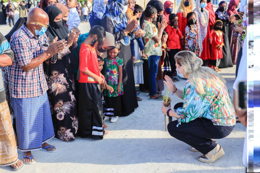 މ. ދިއްގަރުގައި ހޯމް ސްޓޭ ފަތުރުވެރިކަން ފެށުން --- ފޮޓޯ/  އަލީ ޝާފީ