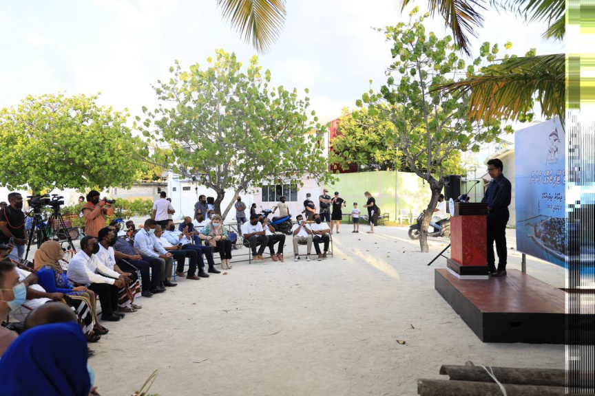 މ. ދިއްގަރުގައި ހޯމް ސްޓޭ ފަތުރުވެރިކަން ފެށުން --- ފޮޓޯ/  އަލީ ޝާފީ