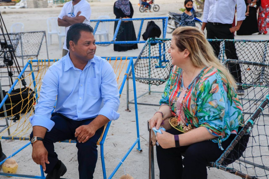 މ. ދިއްގަރުގައި ހޯމް ސްޓޭ ފަތުރުވެރިކަން ފެށުން --- ފޮޓޯ/  އަލީ ޝާފީ