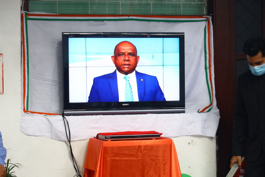 އިންޑިއާގެ ޖުމްހޫރީ ދުވަސް ފާހަގަކުރުމަށް ރާއްޖޭގައި ހުންނަ އިންޑިއާ ހައިކޮމިޝަނުން ބޭއްވި ރަސްމިއްޔާތުގެ ތެރެއިން --- 