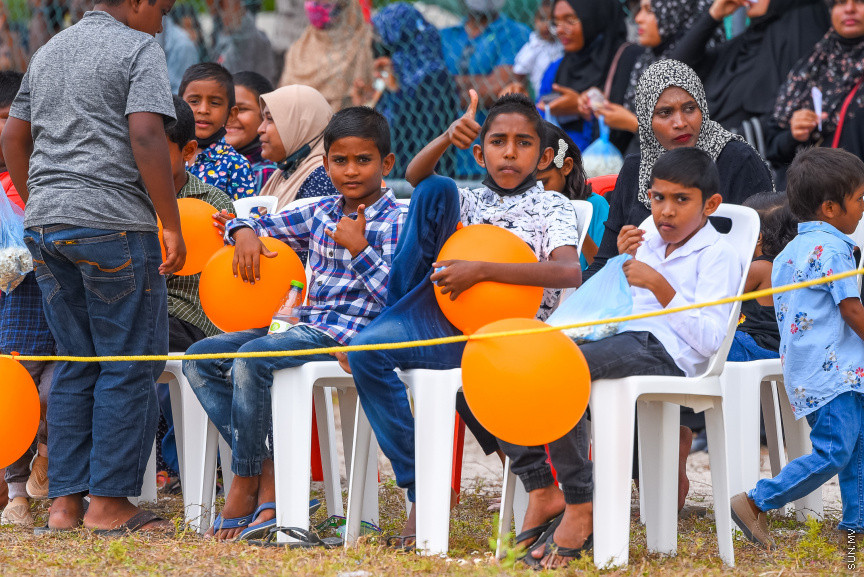 ޔޫތު ޗެމްޕިއަންޝިޕް 21/2022 ގެ ޗެމްޕިއަންކަން އީގަލްސްއިން ހޯދުން.   އީގަލްސް މި މެޗު ކާމިޔާބުކުރީ  1 - 0 ގެ ނަތީޖާ އަކުން ސުޕަ ޔުނައިޓެޑް ސްޕޯޓްސް ބަލިކޮށްގެން -- ސަން ފޮޓޯ/ މުހައްމަދު ހައްޔާން