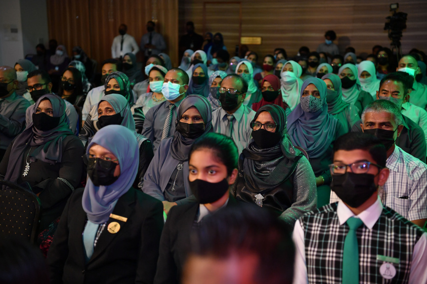 އަޙްމަދިއްޔާ އިންޓަރނޭޝަނަލް ސްކޫލަށް 40 އަހަރު ފުރުމުގެ ރަސްމިއްޔާތު.. ފޮޓޯ/ ރައީސް އޮފީސް