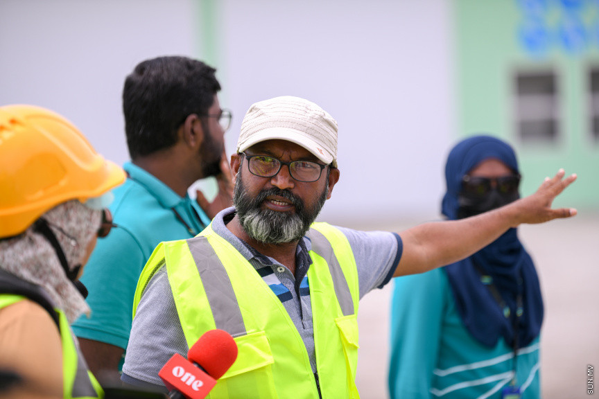 ތިލަފުށީގެ އޮޕަރޭޝަނާ ބެހޭ ގޮތުން މީޑިއާއަށް މައުލޫމާތު ދެއްވަނީ --- ސަންފޮޓޯ/ މުޙައްމަދު ހައްޔާން