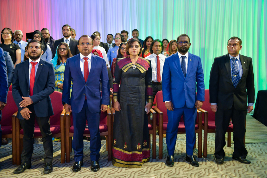 2022-10-23 ރާއްޖެއާއި ޗައިނާގެ ގުޅުމަށް 50 އަހަރު ފުރުން ފާހަގަކުރުމާއި، ޕީޕަލްސް ރިޕަބްލިކް އޮފް ޗައިނާ އުފެދުނުތާ 73 އަހަރު ފުރޭ މުނާޞަބާ ފާހަގަކުރުން-- ފޮޓޯ ރައީސް އޮފީސް
